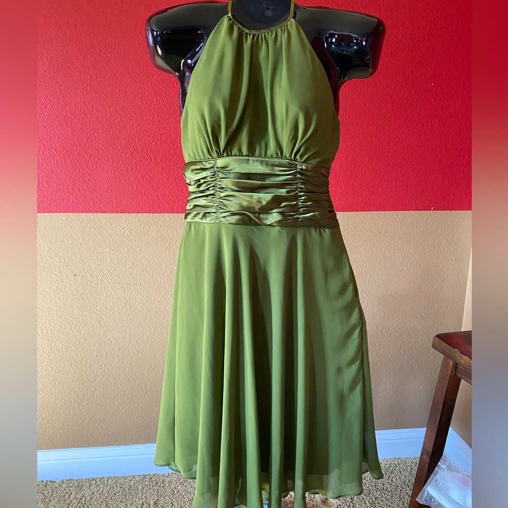 Olivia green dress worn once
